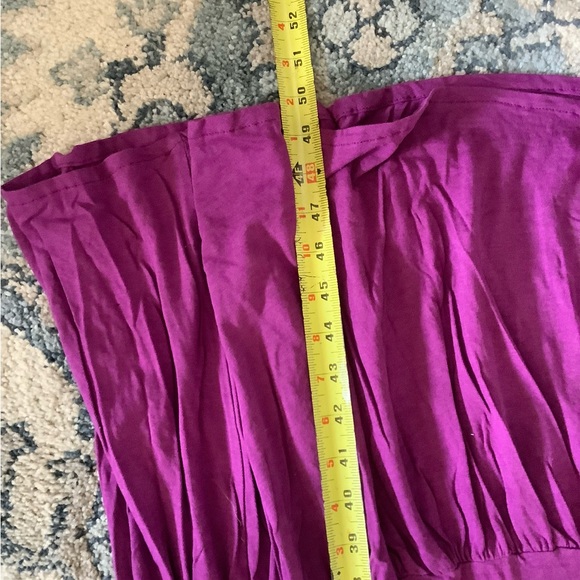 Purple spaghetti strap maxi - Picture 3 of 4